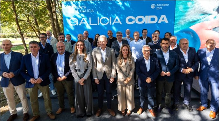 Luis Menor participa en San Cibrao das Viñas na presentación do novo proxecto de residencias, que contempla cinco centros en Ourense