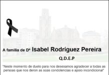 Agradecemento da familia de Dª Isabel Rodríguez Pereira