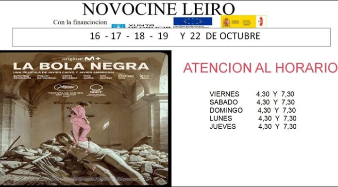 Proxección de “La Bola Negra” no Novocine Leiro