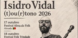 Isidro Vidal leva a súa gaita de autor a Portugal e Galicia coa xira «(t)ou(r)tono 2026»