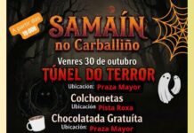 O Carballiño celebra hoxe O Samaín coa primeira xornada do ELO e un ‘túnel do terror’ na Praza Maior